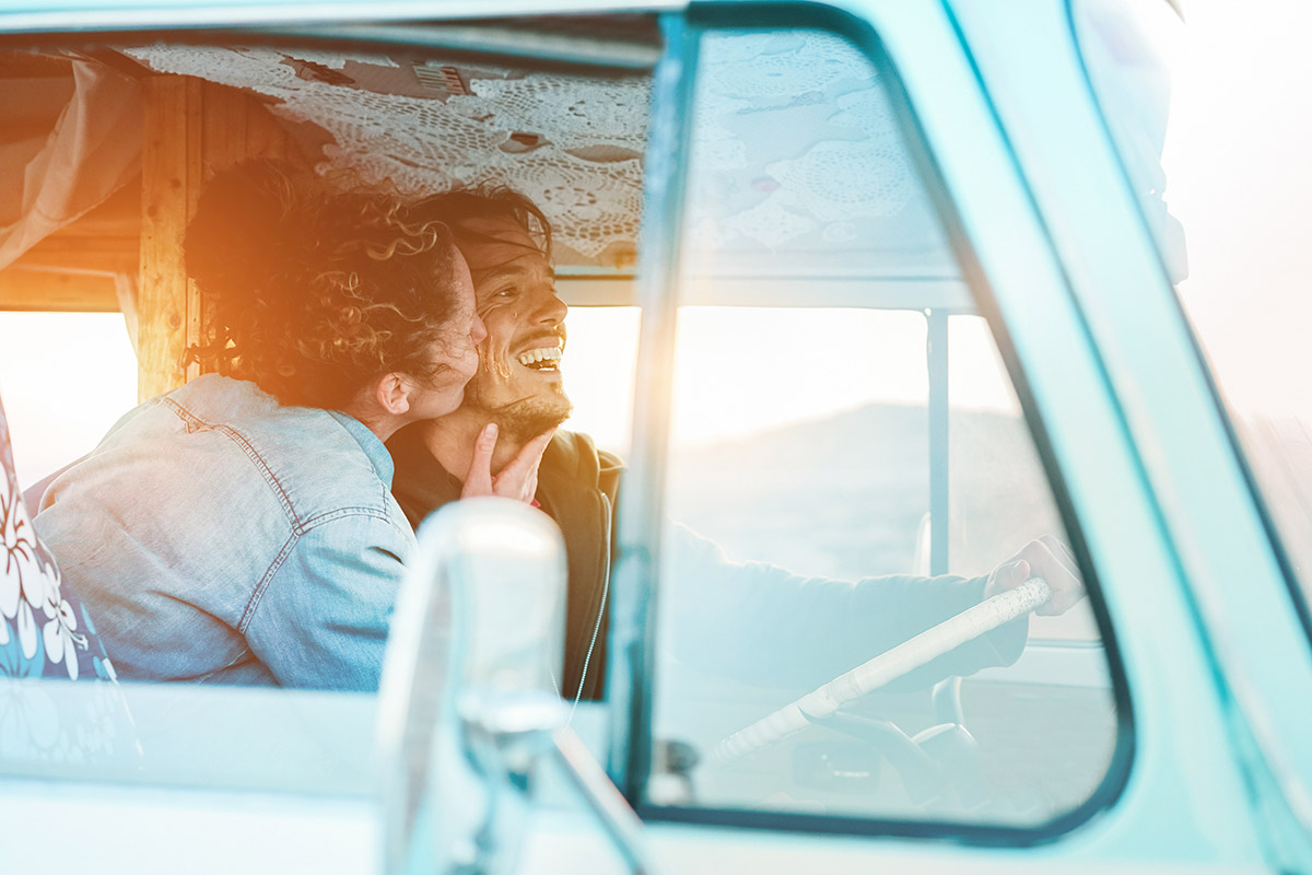 Pareja de vacaciones